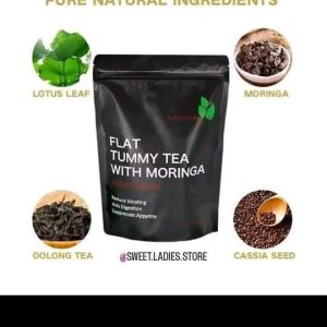 Flat tummy tea with moringa