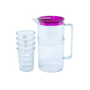 ACRYLIC JUG AND CUPS